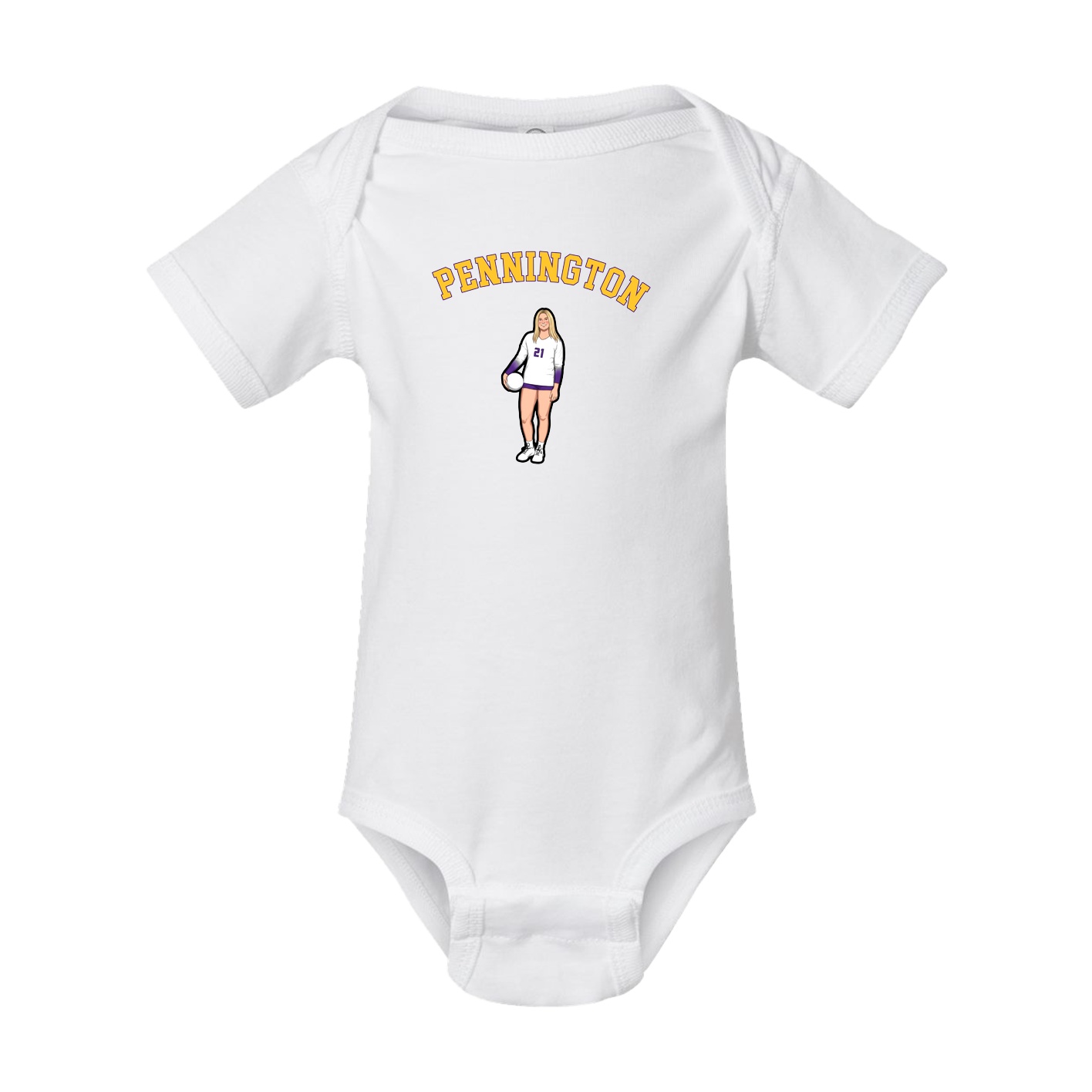 Baby Onesie — Shirsey Arch in White