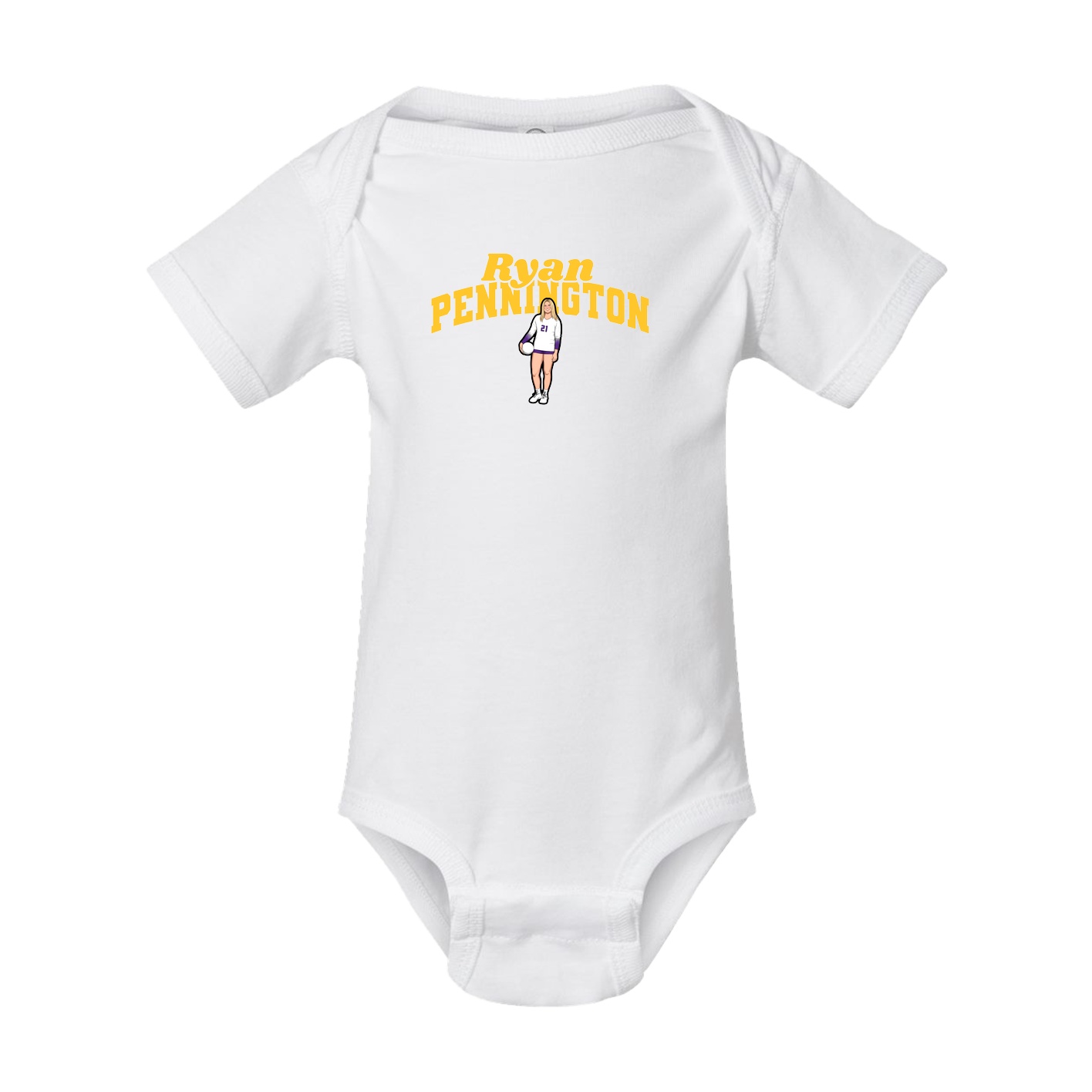 Baby Onesie — Signature Arch in White