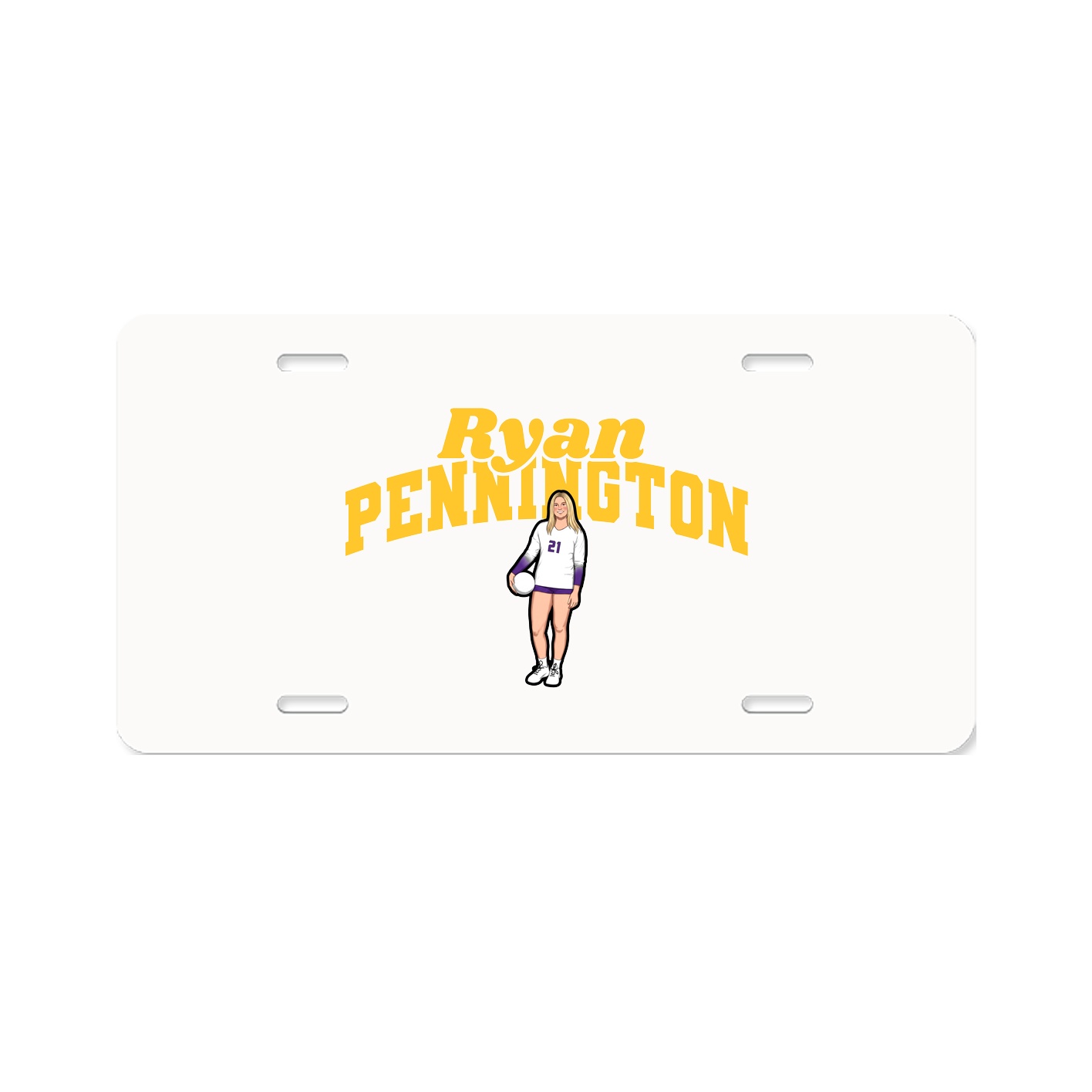 License Plate — Signature Arch in Classic