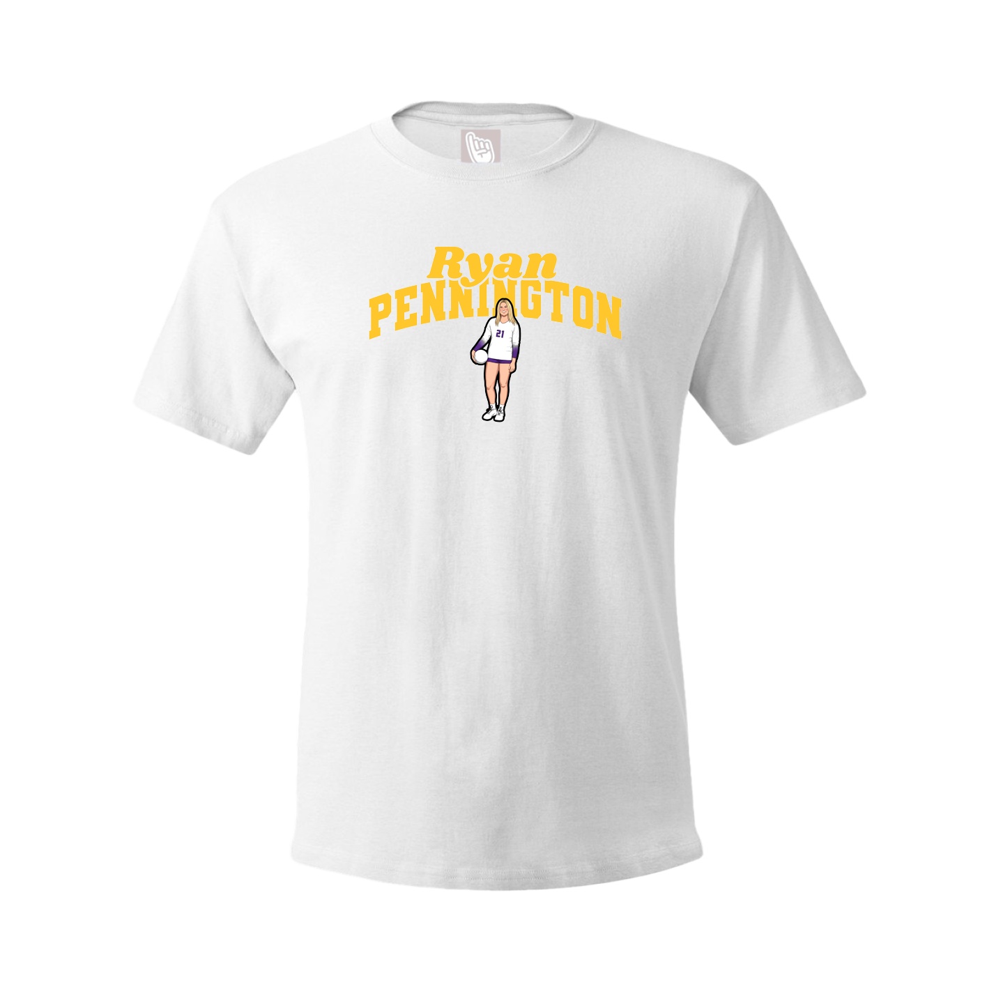 Youth Tee — Signature Arch in White