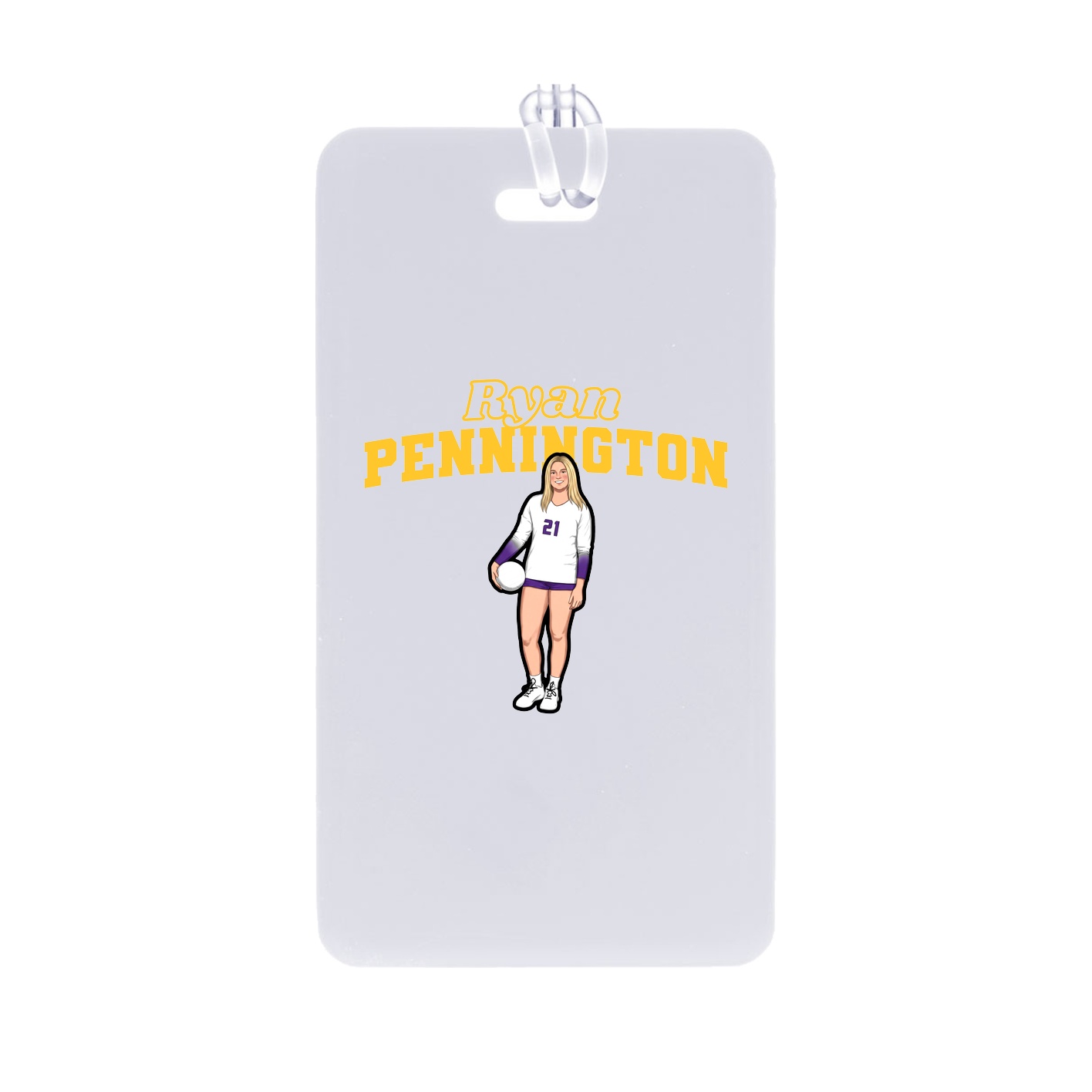 Bag Tag — Name Arch in Classic