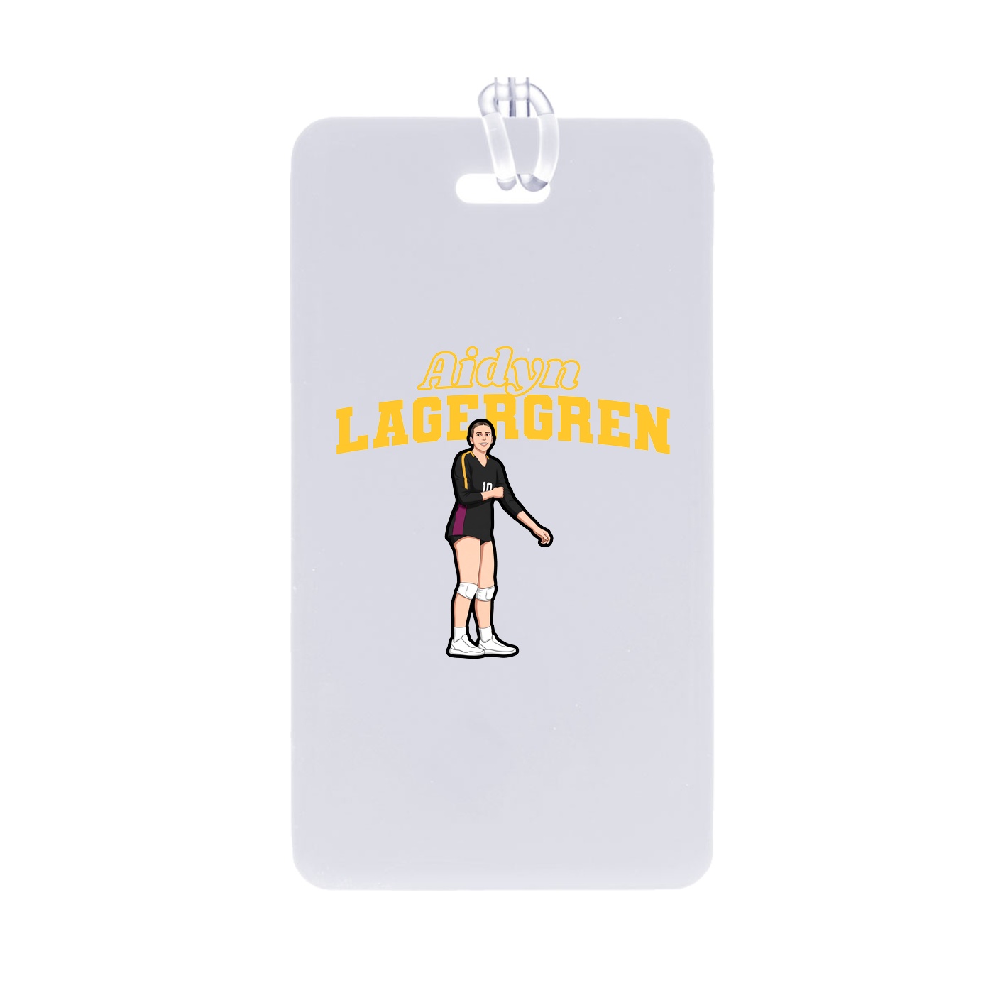 Bag Tag — Name Arch in Classic