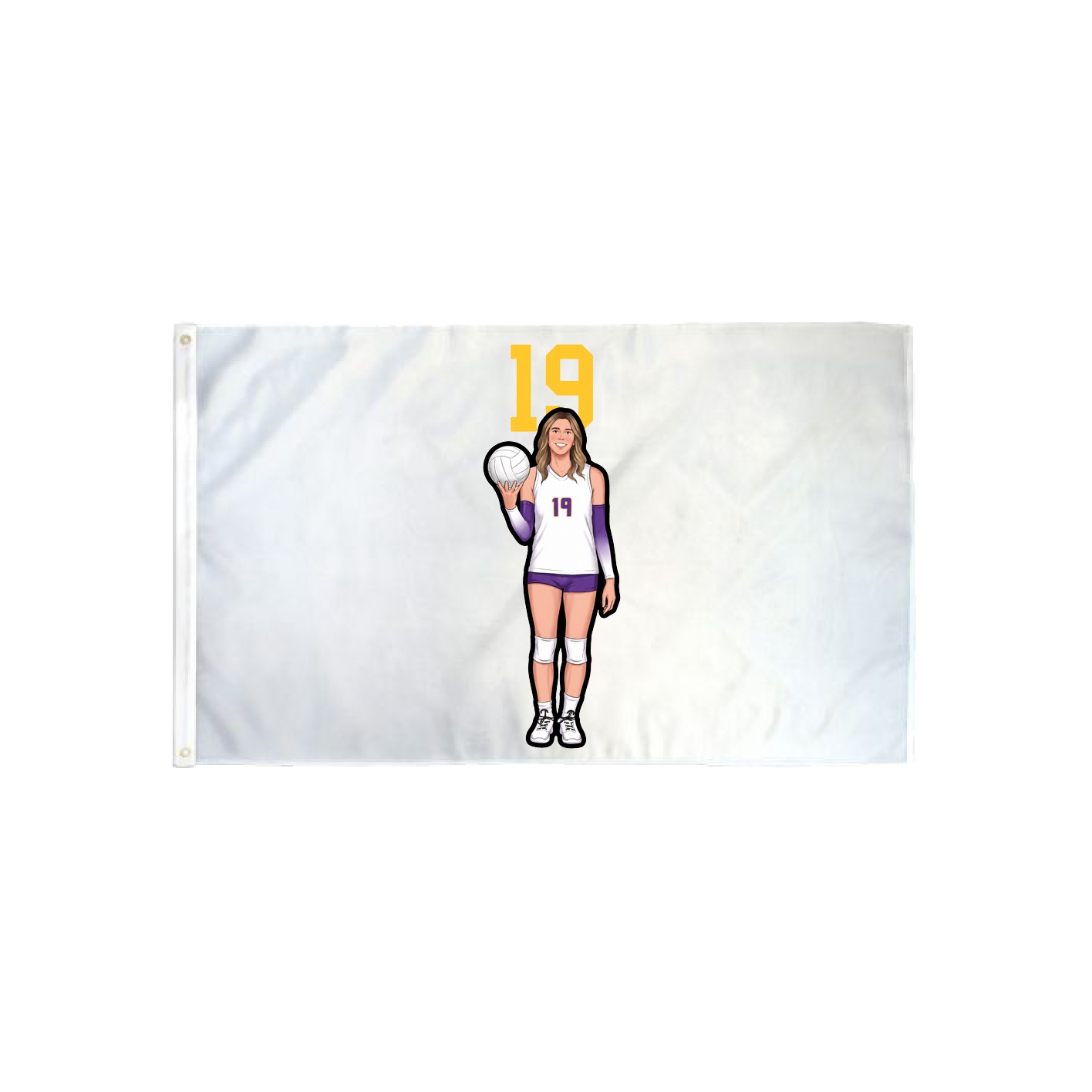 3x5 Flag — Number Top in Classic