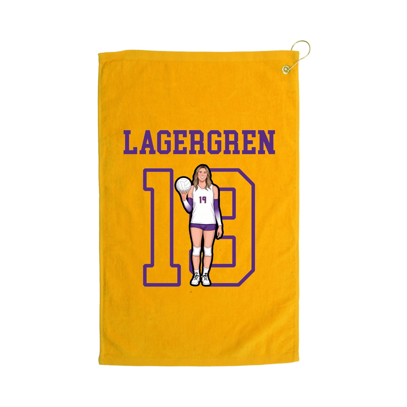Golf Towel — Shirsey in Gold