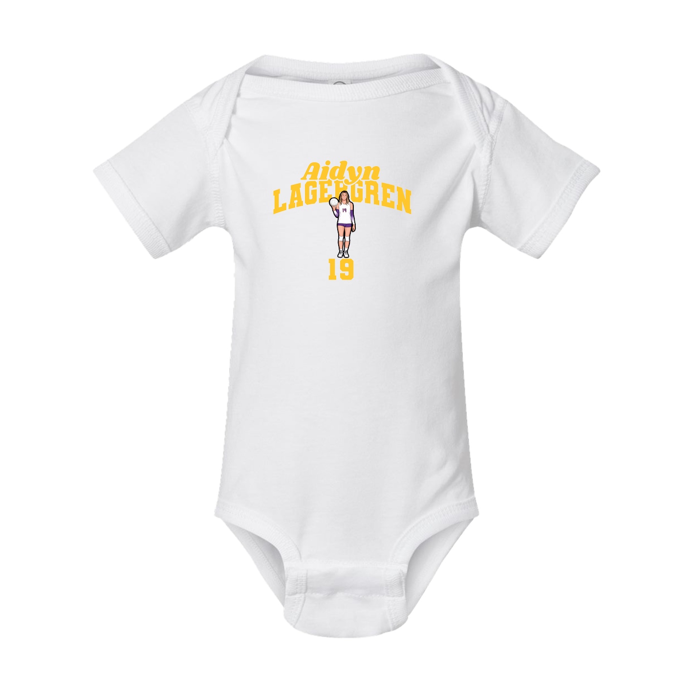 Baby Onesie — Signature Arch in White