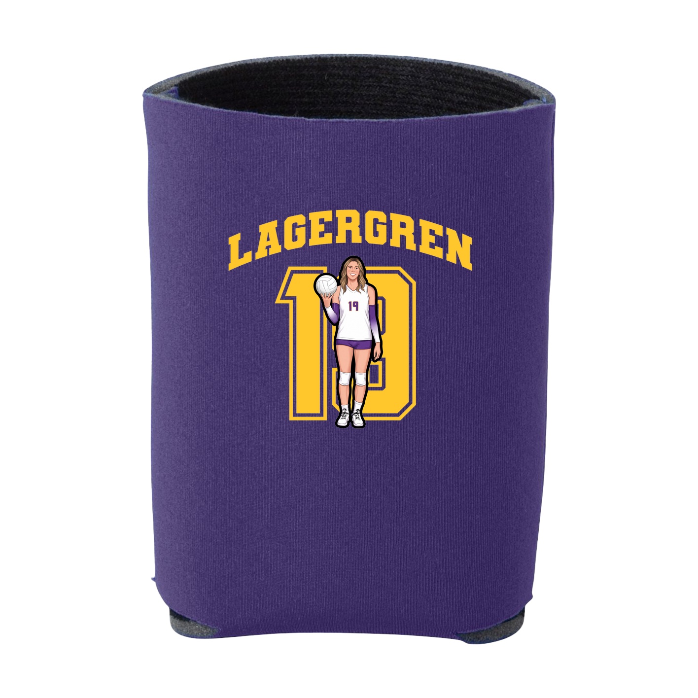 Can Holder — Number in Purple