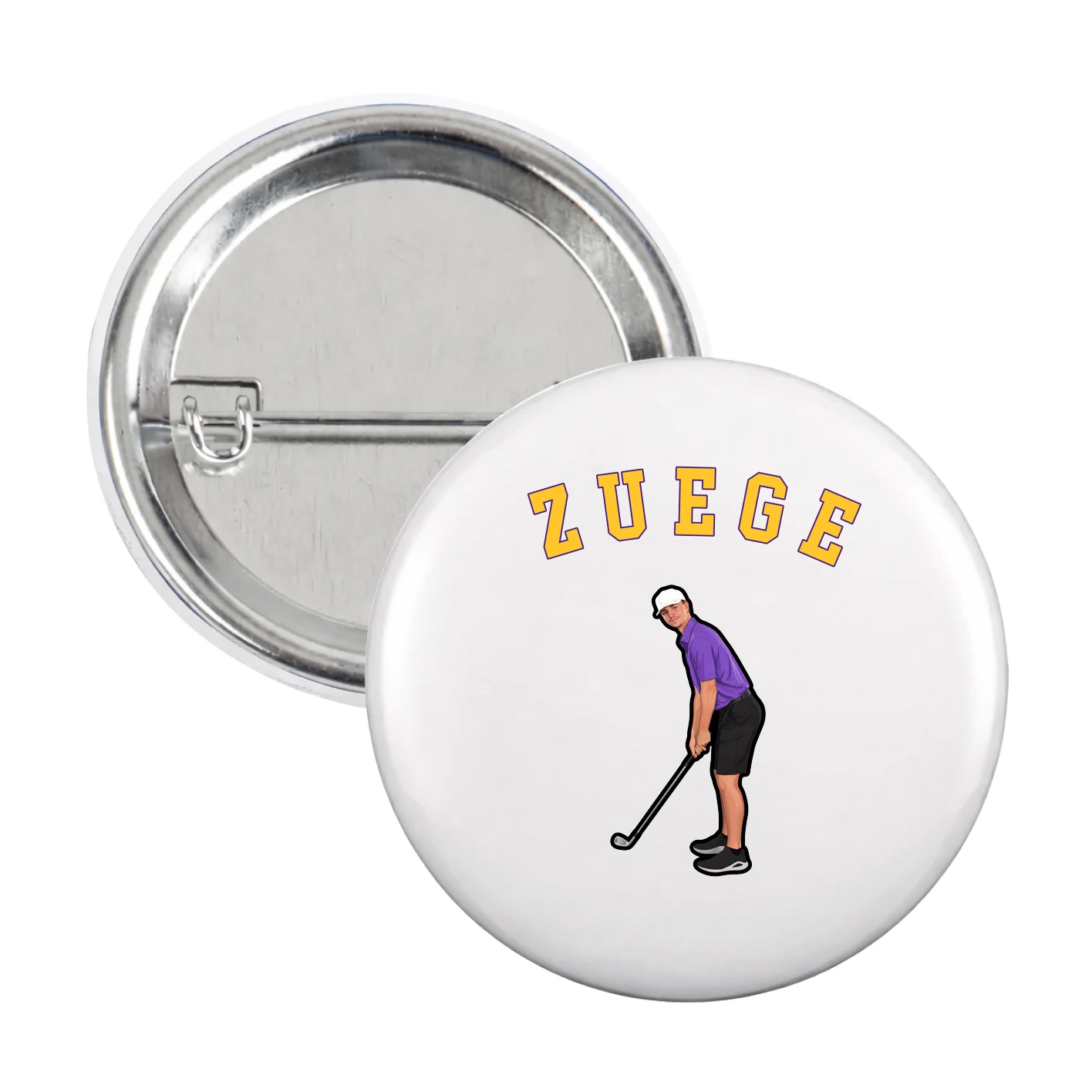 Game Day Button — Shirsey Arch in White