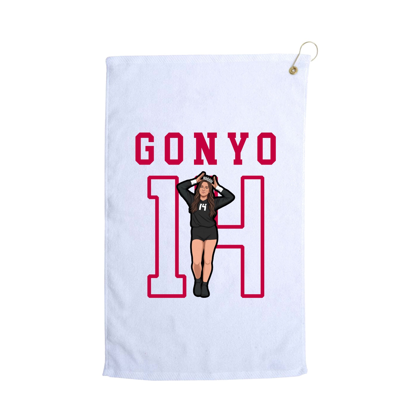 Golf Towel — Shirsey in White