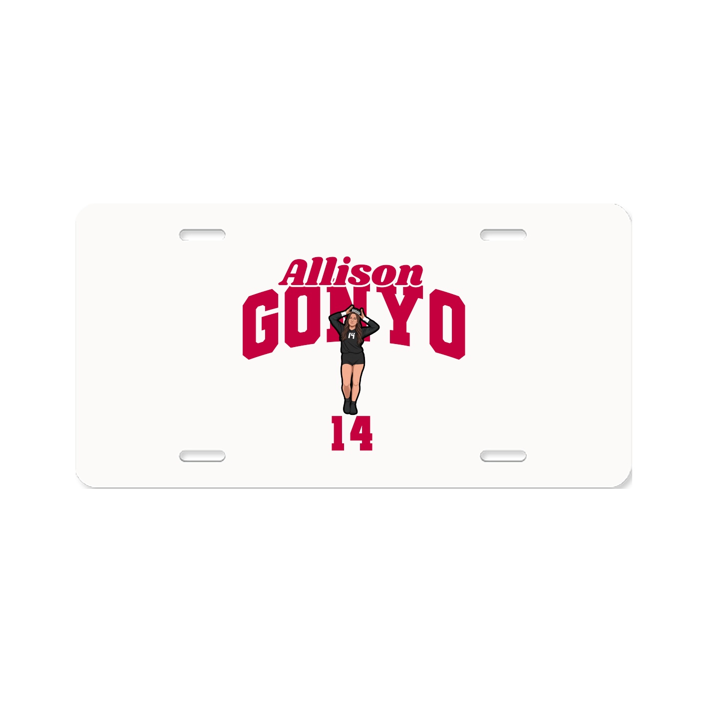 License Plate — Signature Arch in Classic