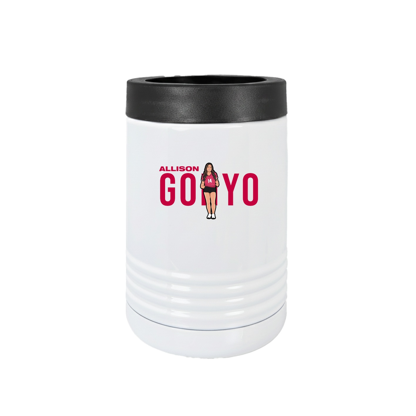 Beverage Holder — Player Name in White
