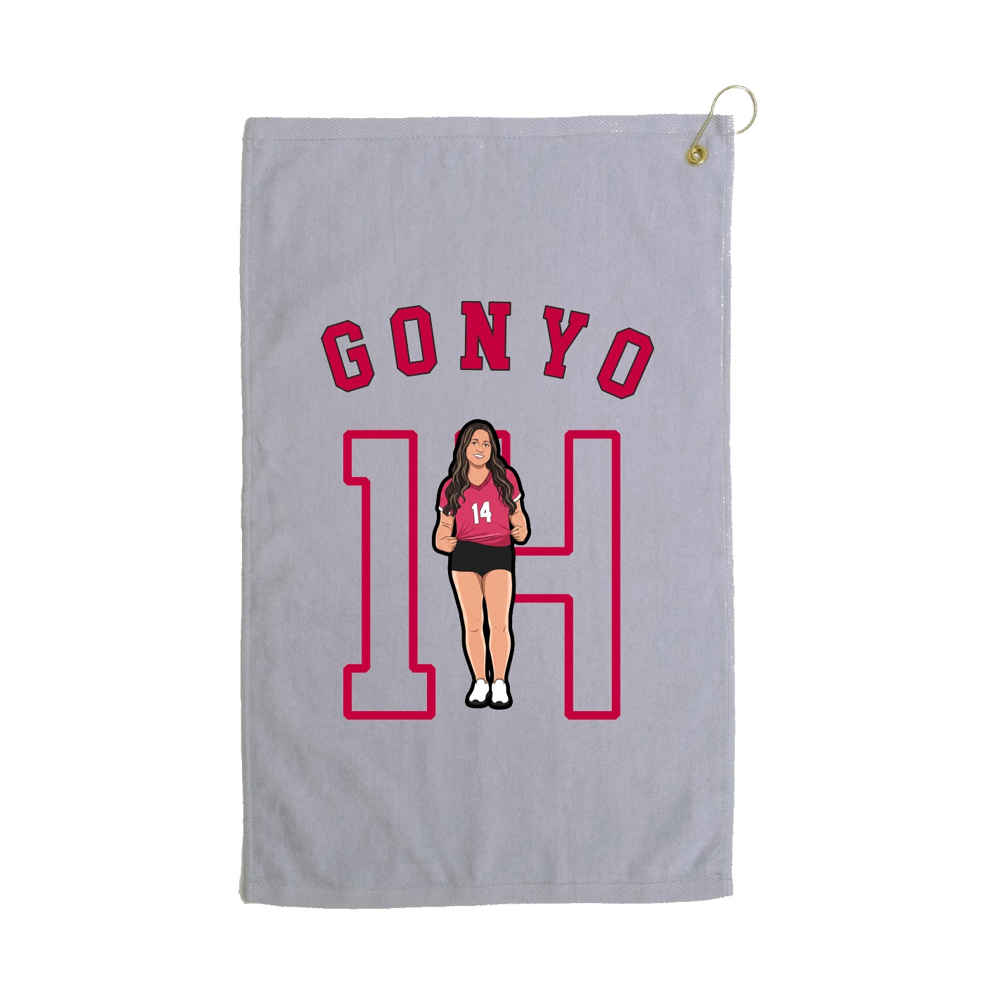 Golf Towel — Shirsey Arch in Grey