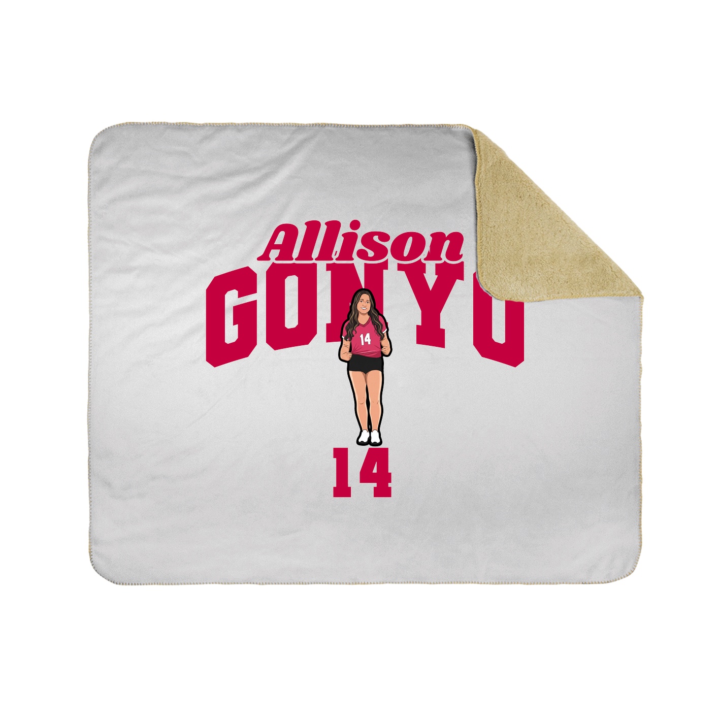 Throw Blanket — Signature Arch in White