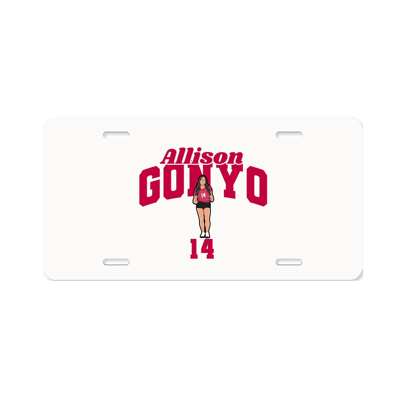 License Plate — Signature Arch in Classic