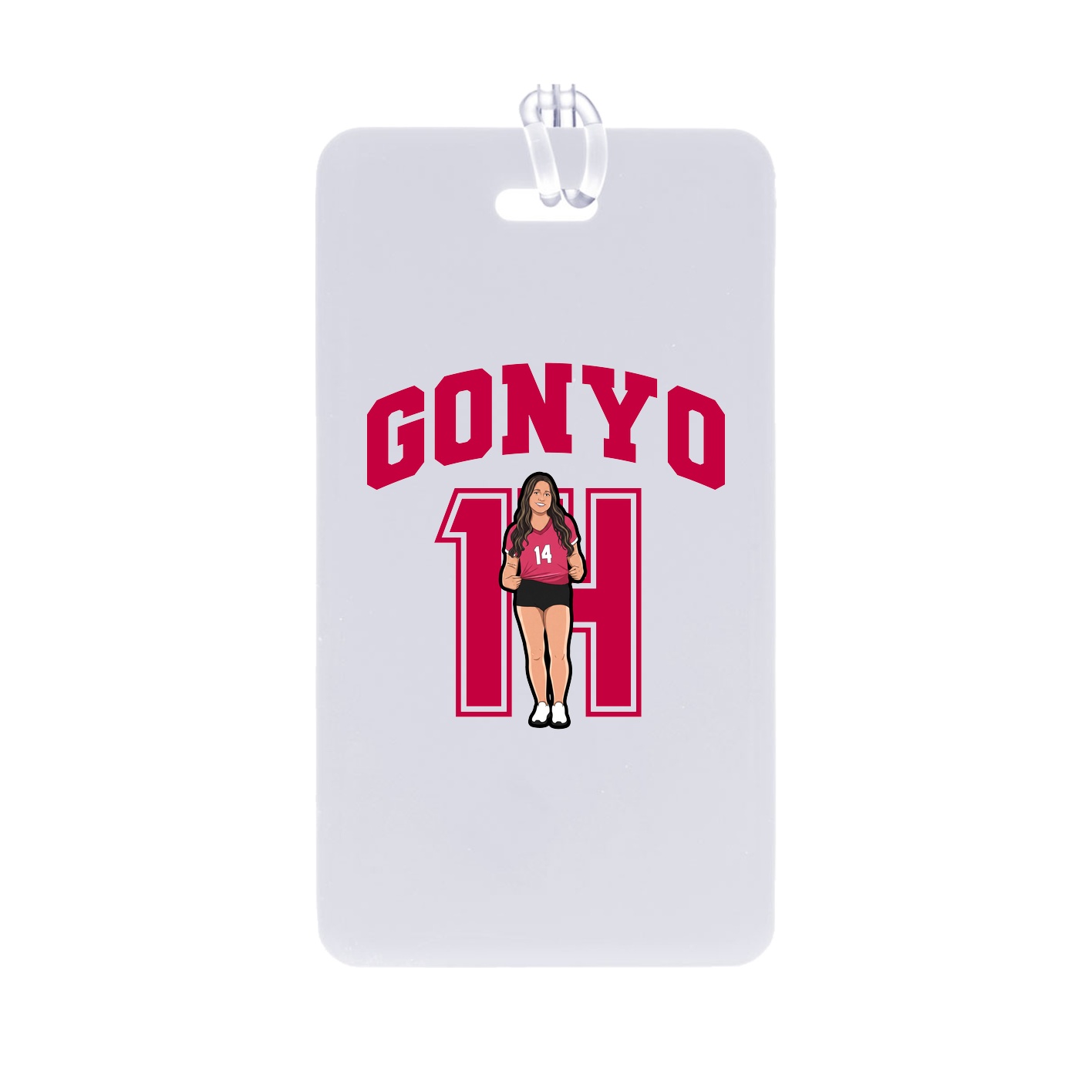 Bag Tag — Number in Classic