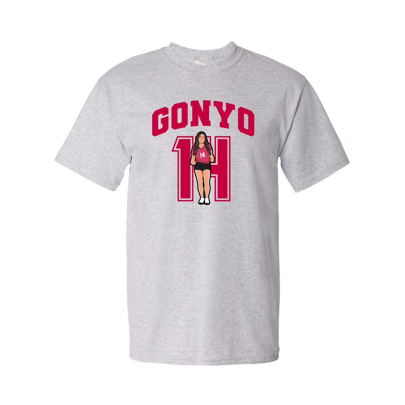 Tee — Number in Grey