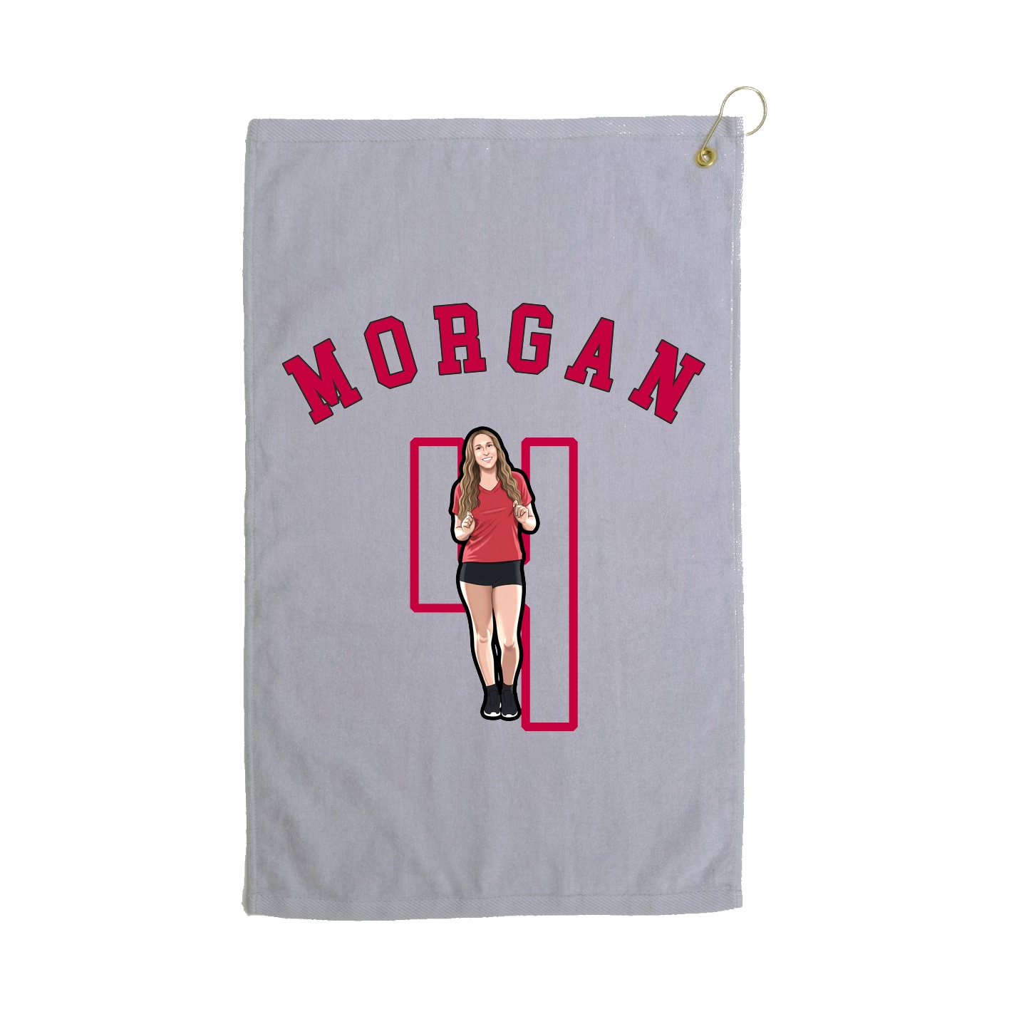 Golf Towel — Shirsey Arch in Grey