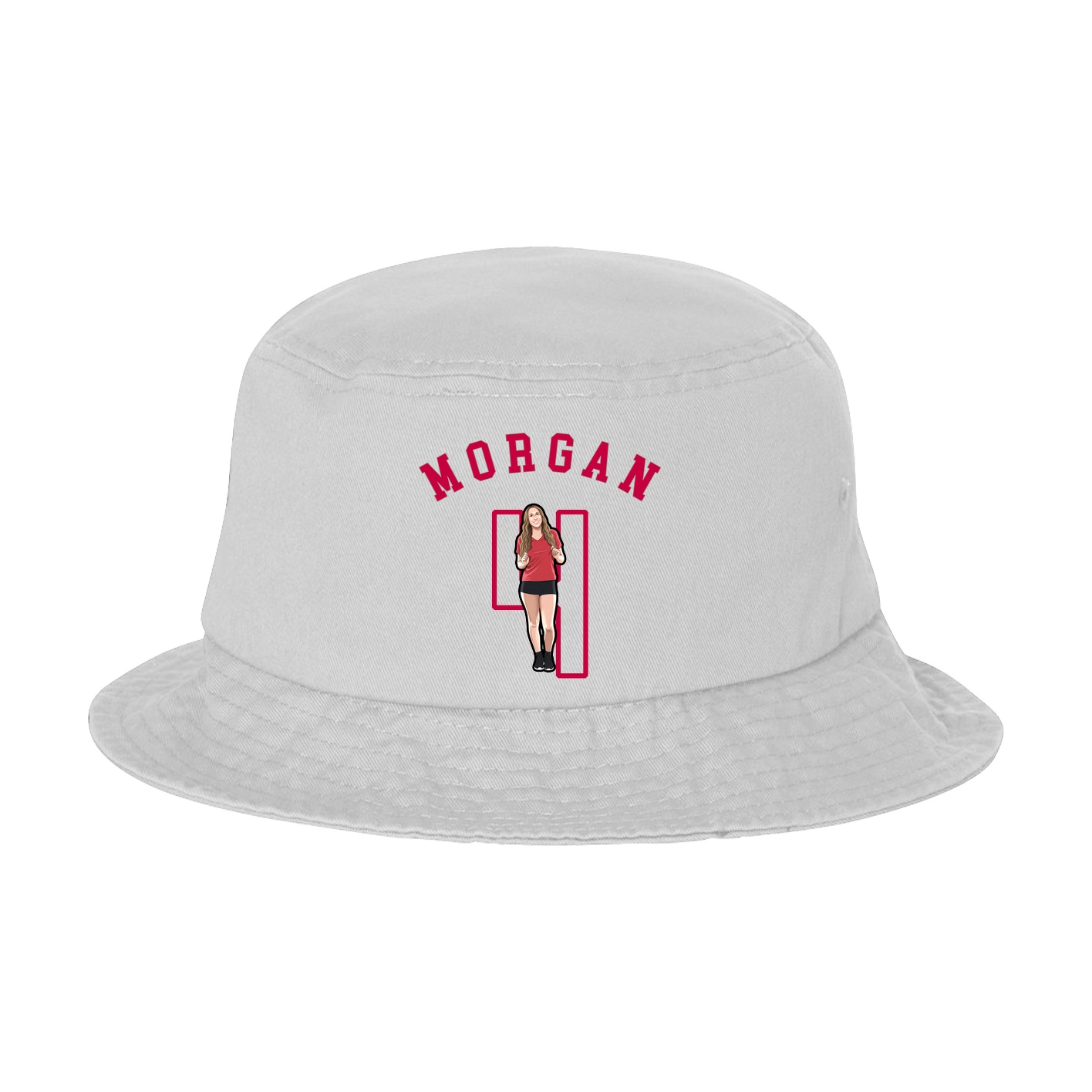 Bucket Cap — Shirsey Arch in White