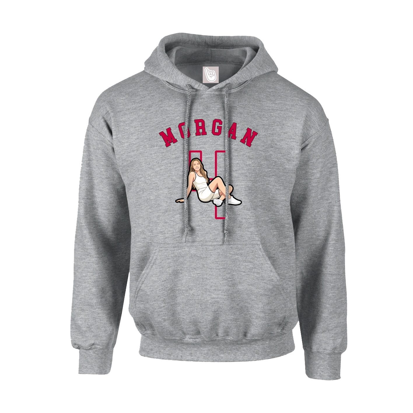 Hoodie — Shirsey Arch in Grey