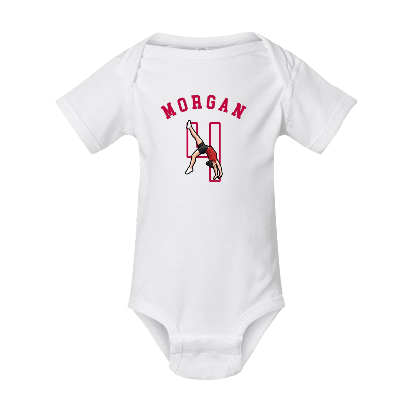 Baby Onesie — Shirsey Arch in White