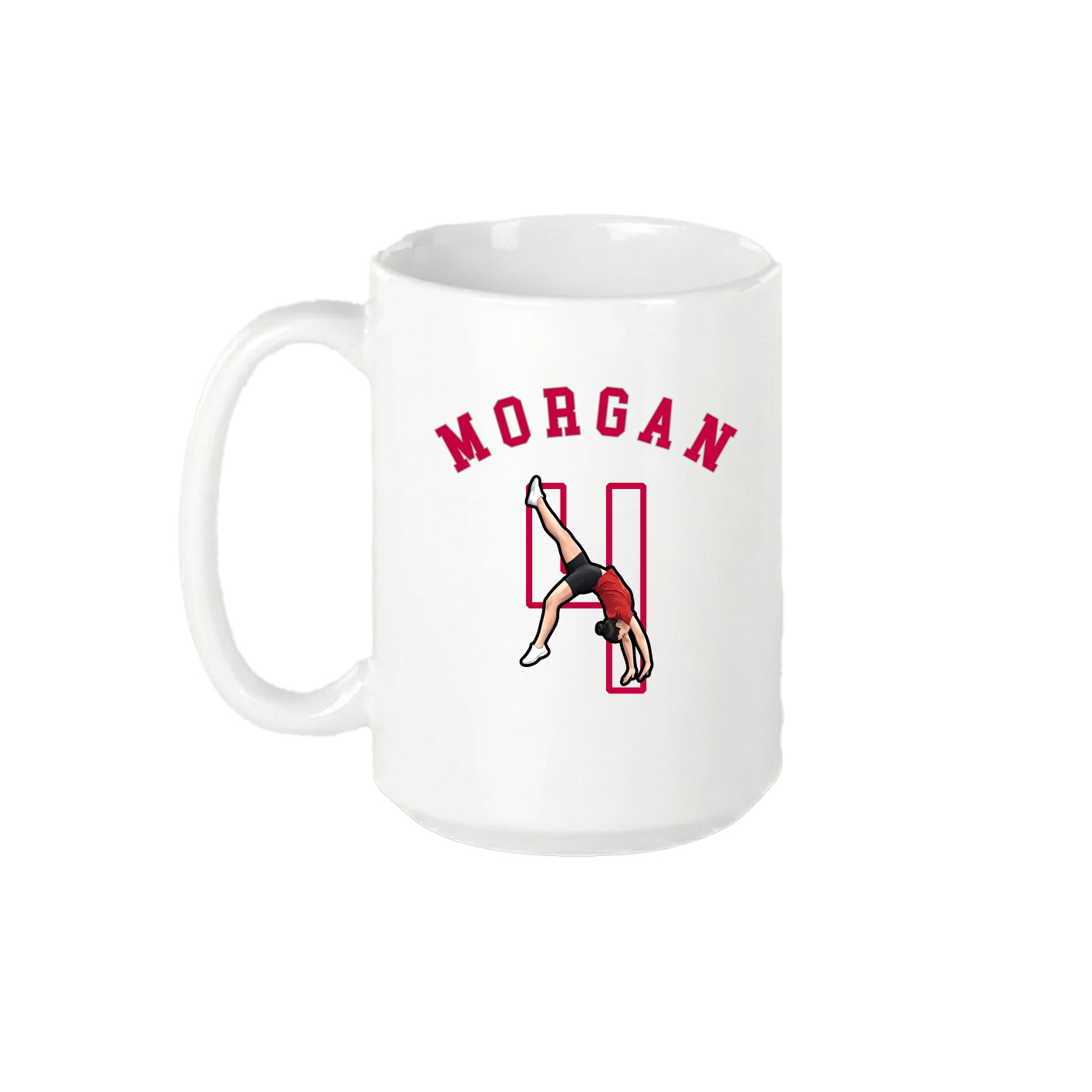15oz Coffee Mug — Shirsey Arch in White