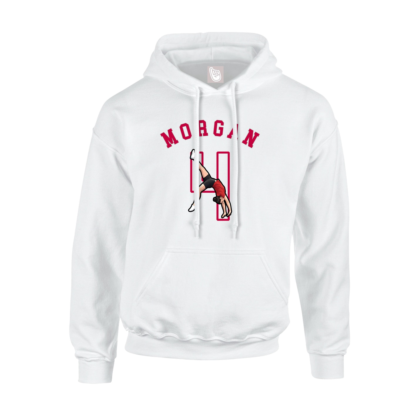 Hoodie — Shirsey Arch in White