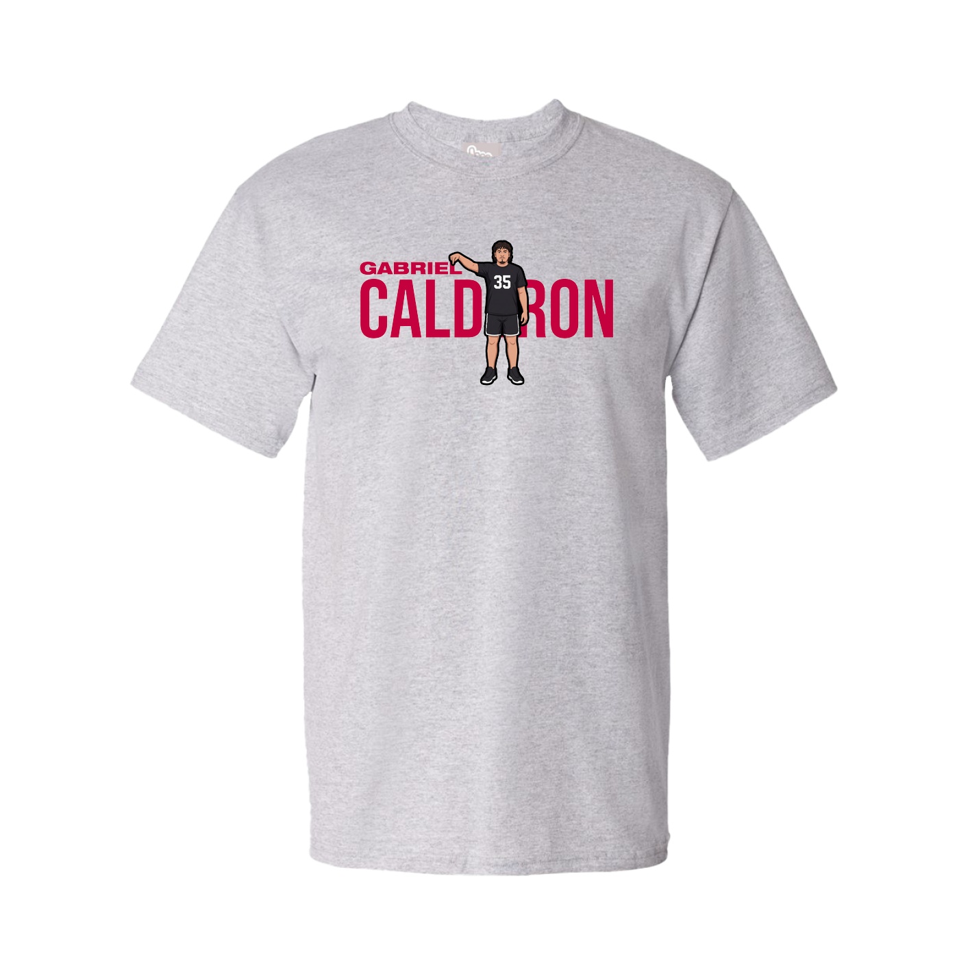 Youth Tee — Player Name in Grey
