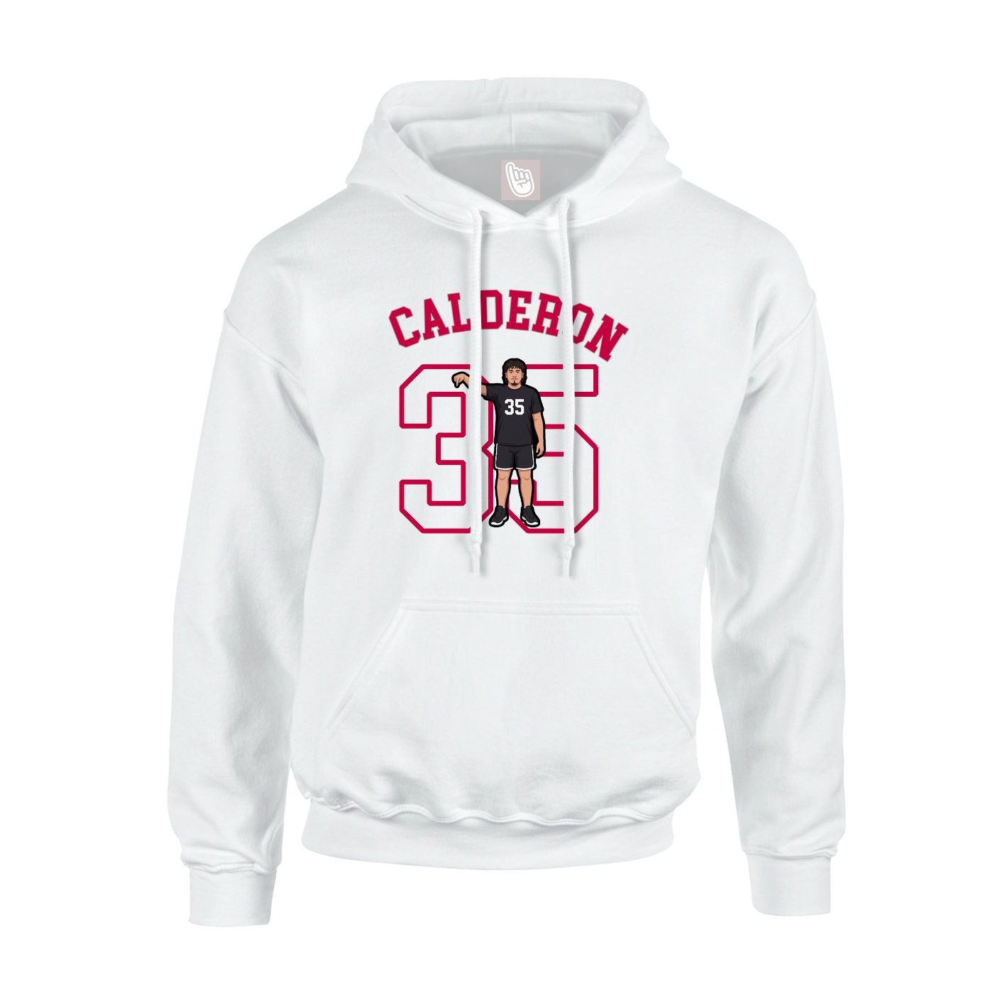 Hoodie — Shirsey Arch in White