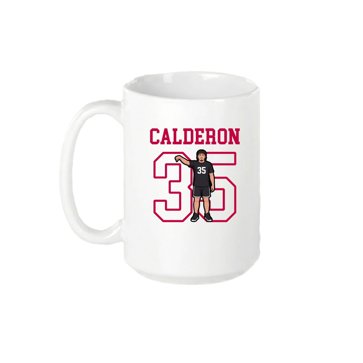15oz Coffee Mug — Shirsey in White