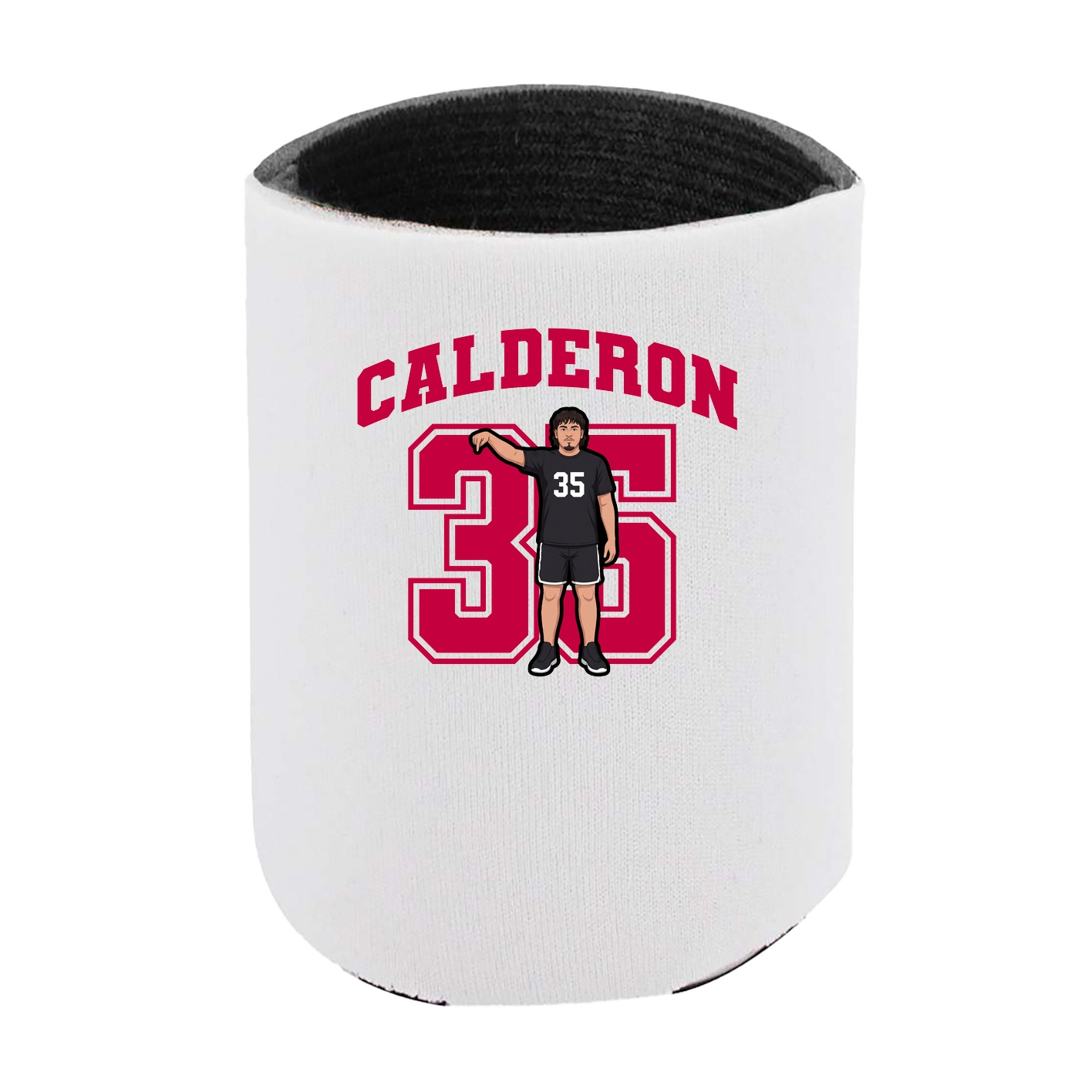 Can Holder — Number in White