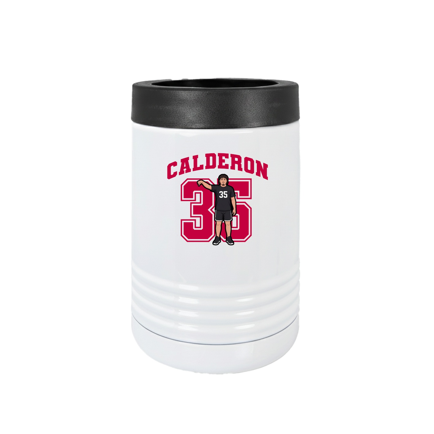 Beverage Holder — Number in White