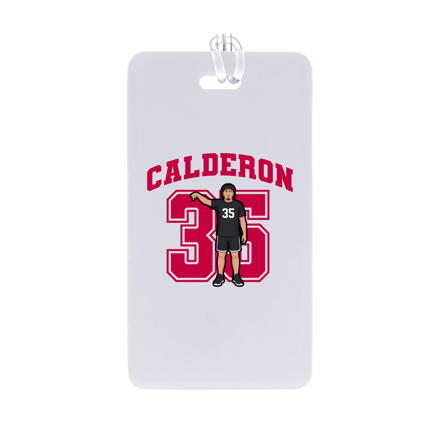 Bag Tag — Number in Classic