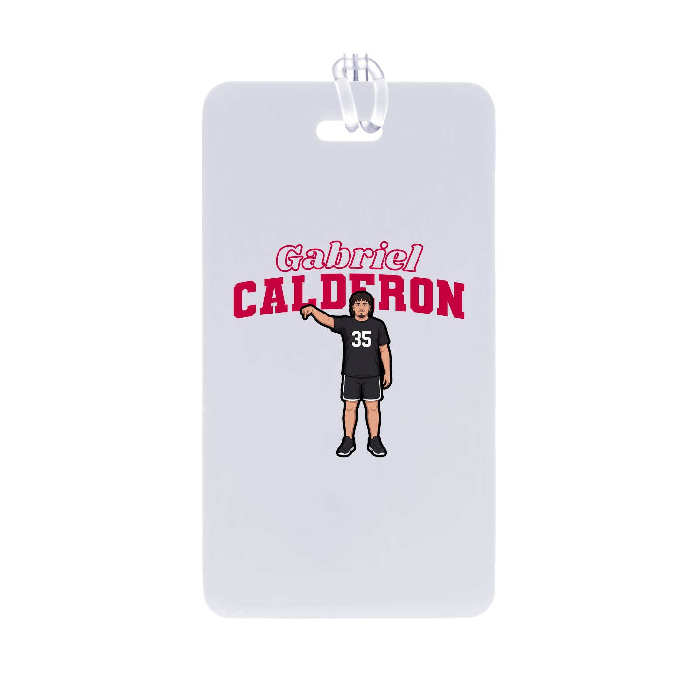 Bag Tag — Name Arch in Classic