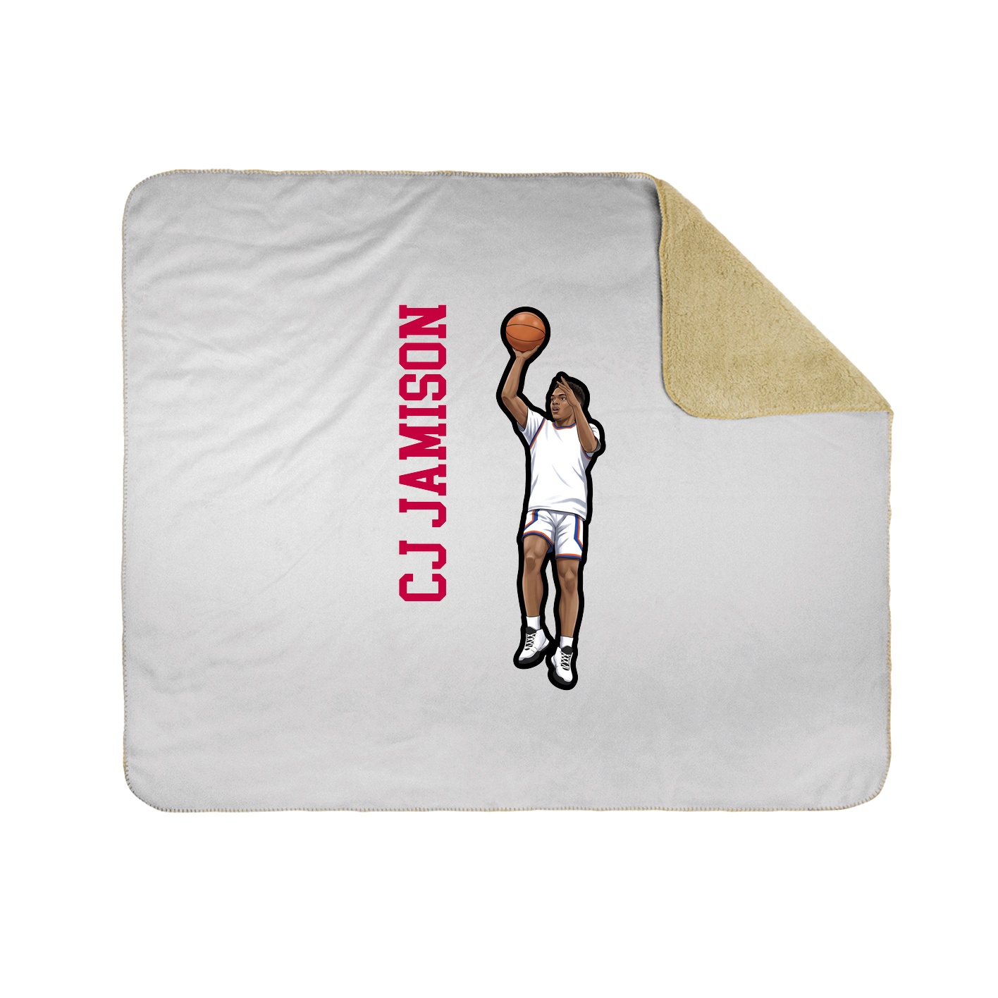 50x60 Sherpa Lined Throw Blanket