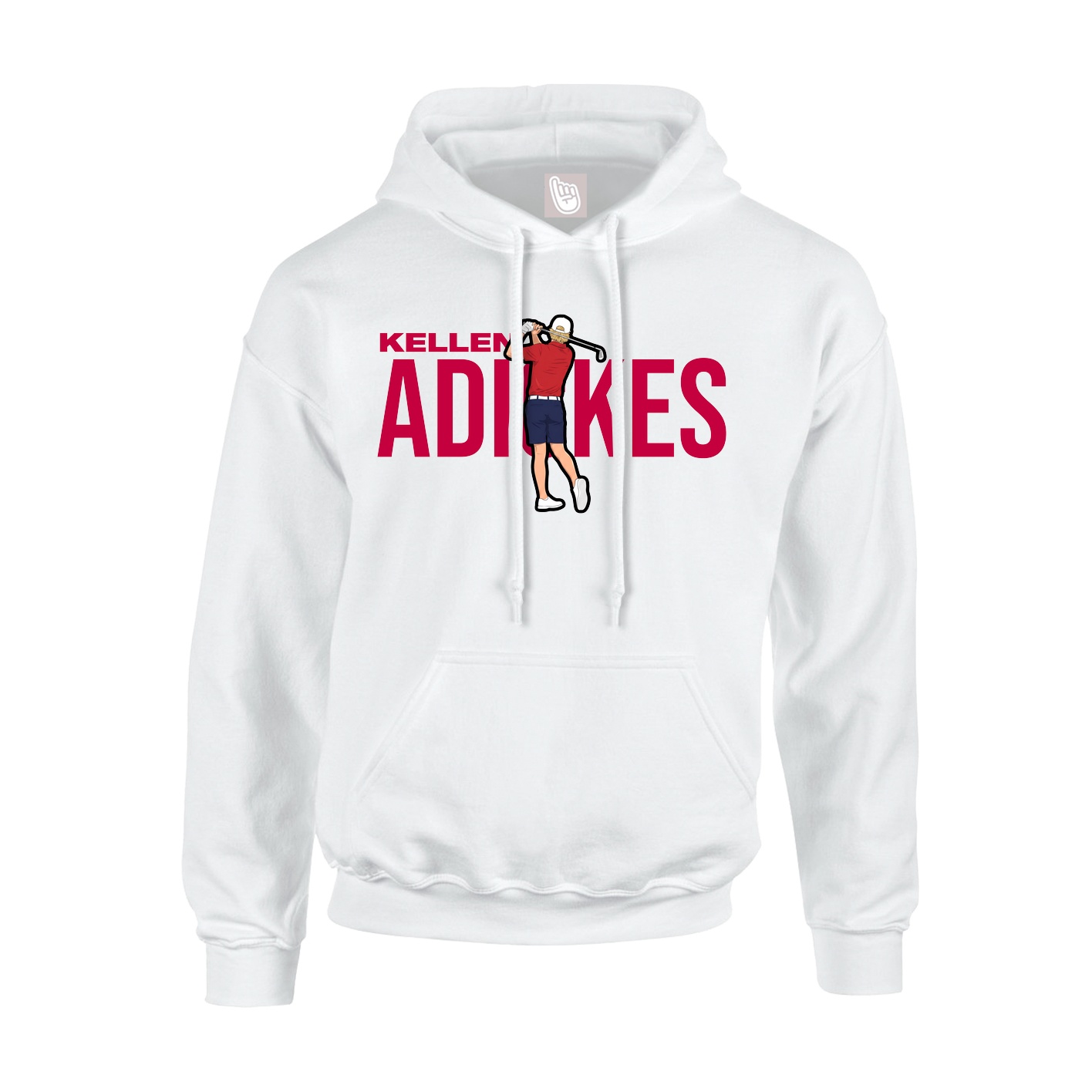 Youth Hoodie — Player Name in White