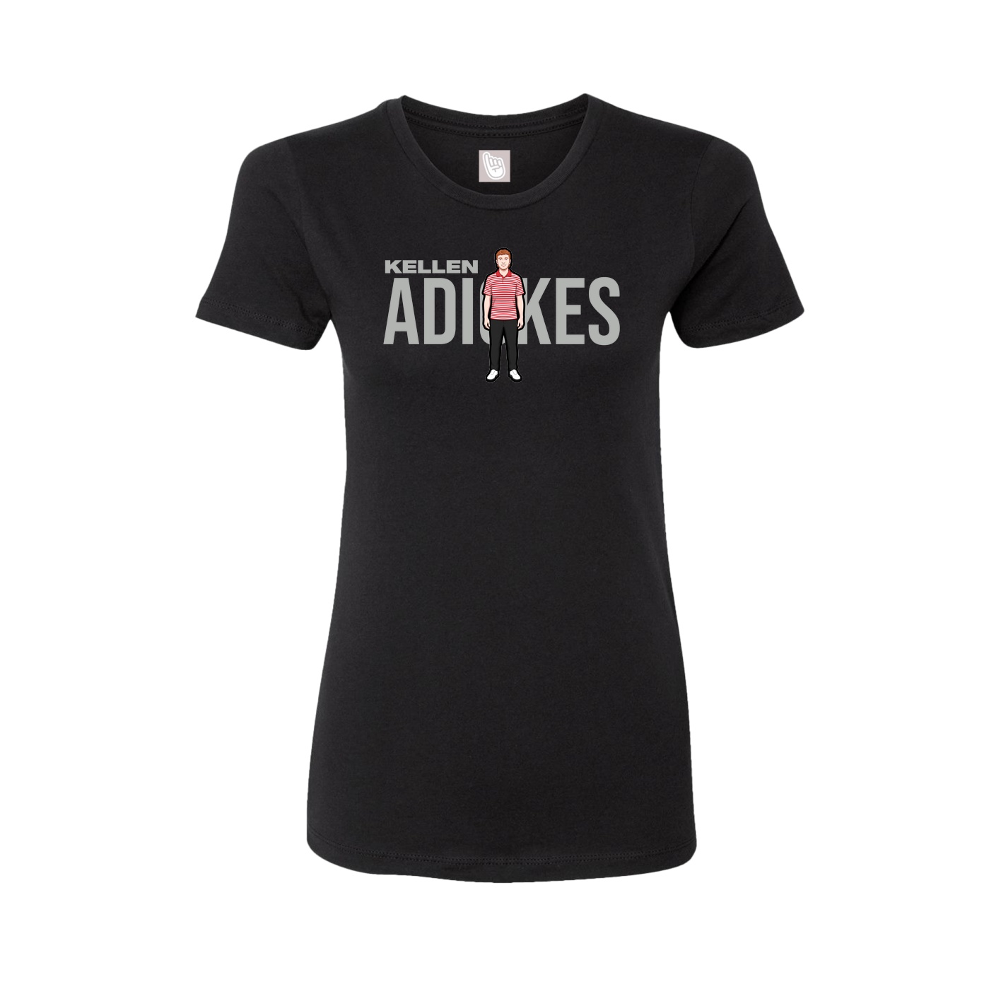 Womens Tee — Player Name in Black
