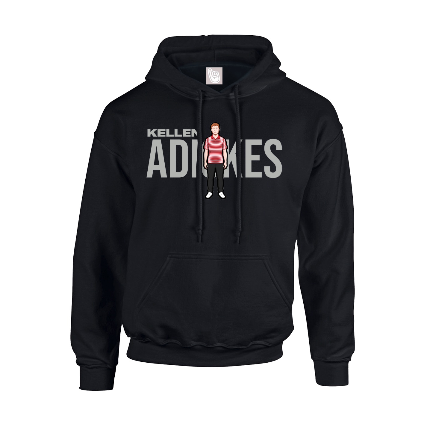 Youth Hoodie — Player Name in Black
