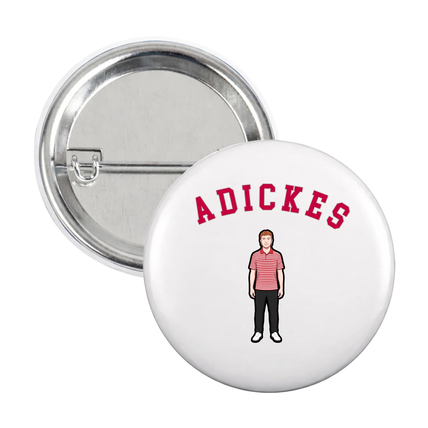 Game Day Button — Shirsey Arch in White