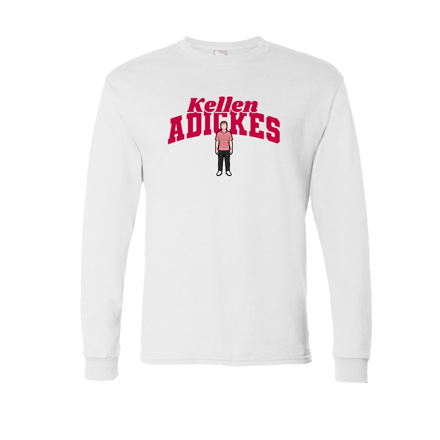 Long Sleeve Tee — Signature Arch in White