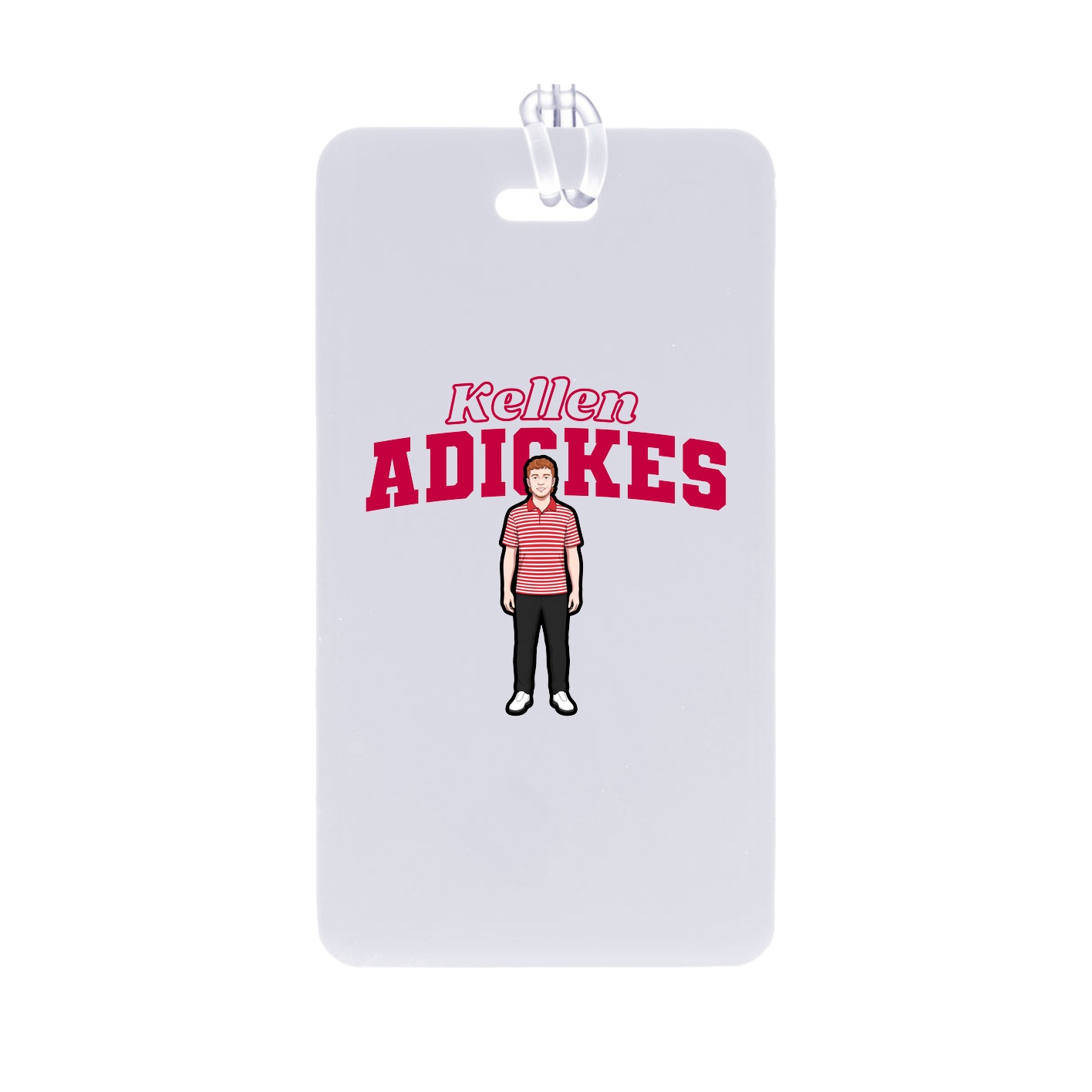 Bag Tag — Name Arch in Classic