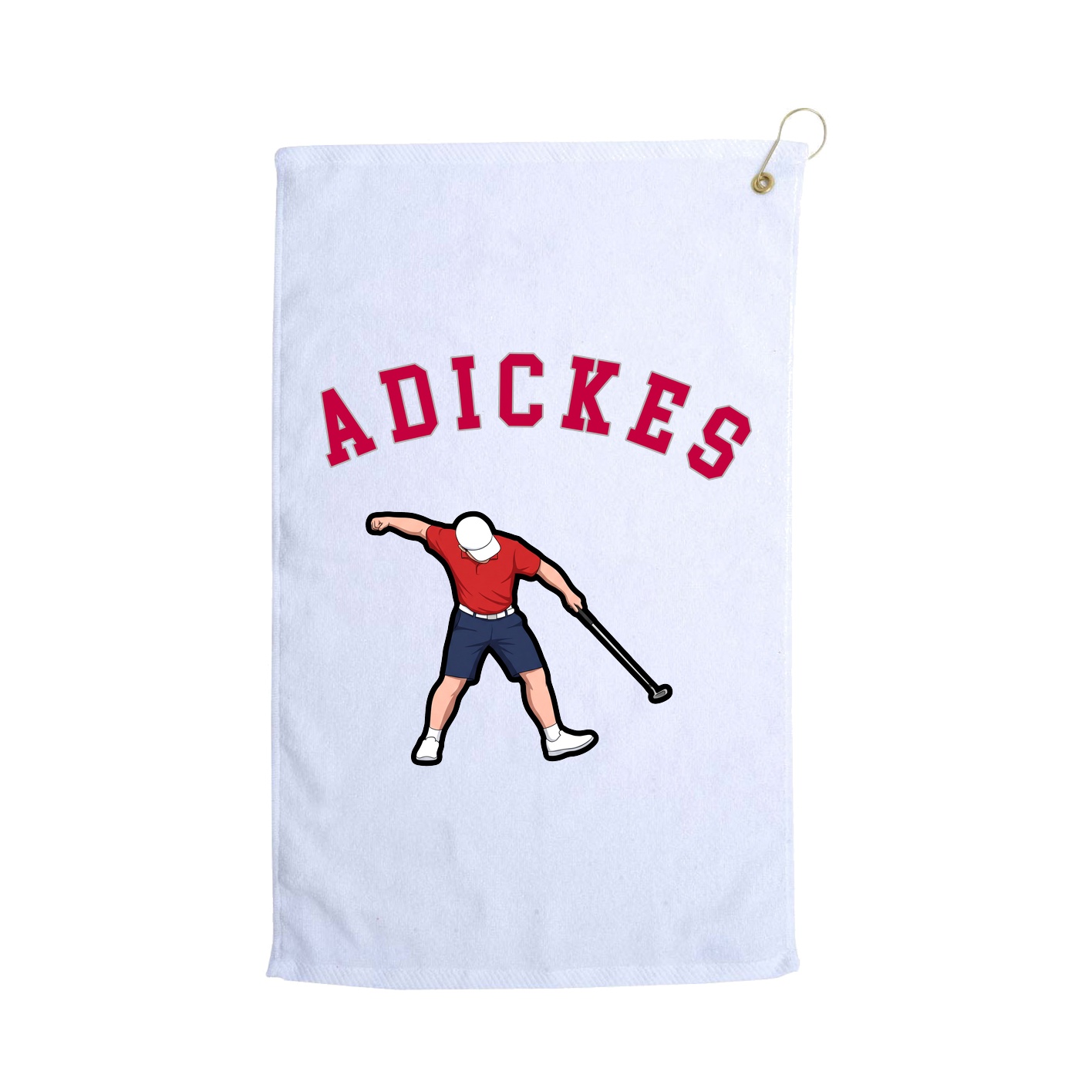 Golf Towel — Shirsey Arch in White