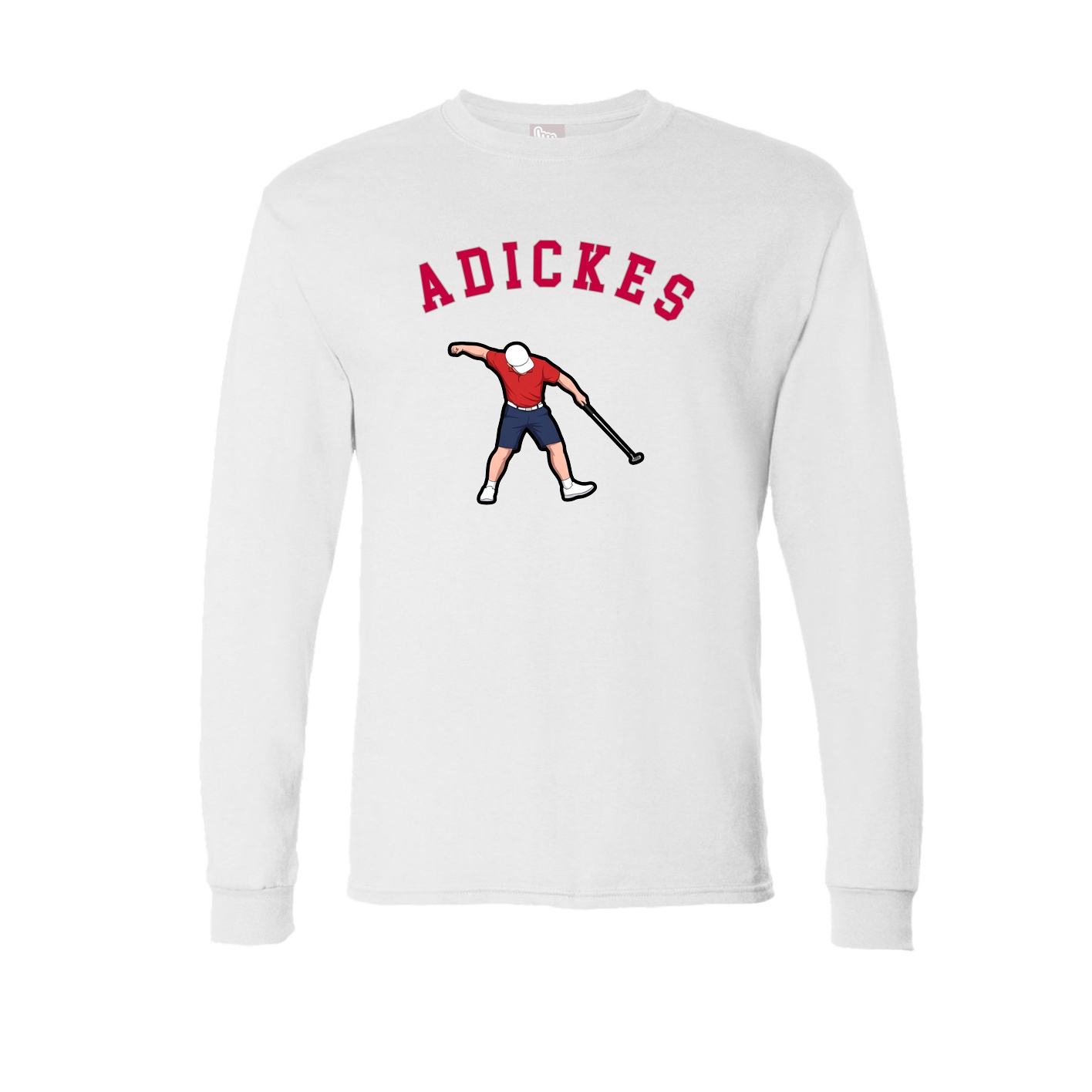 Long Sleeve Tee — Shirsey Arch in White