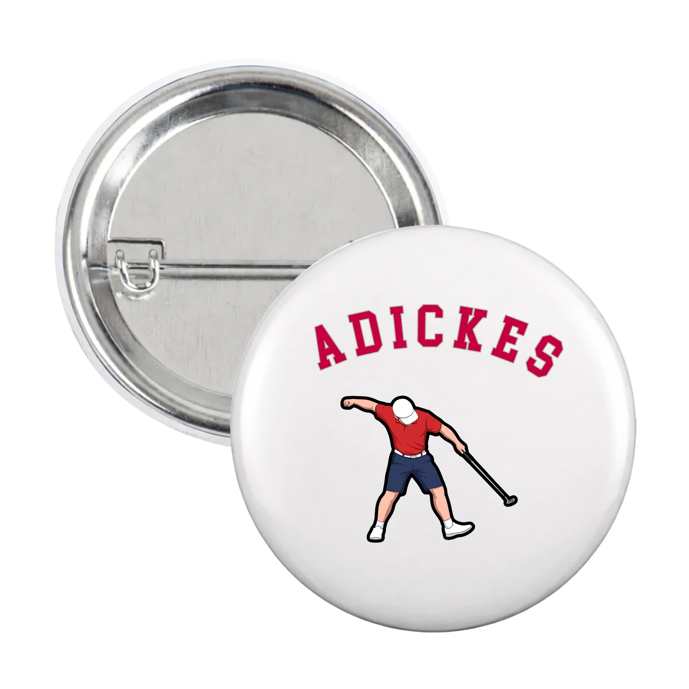 Game Day Button — Shirsey Arch in White