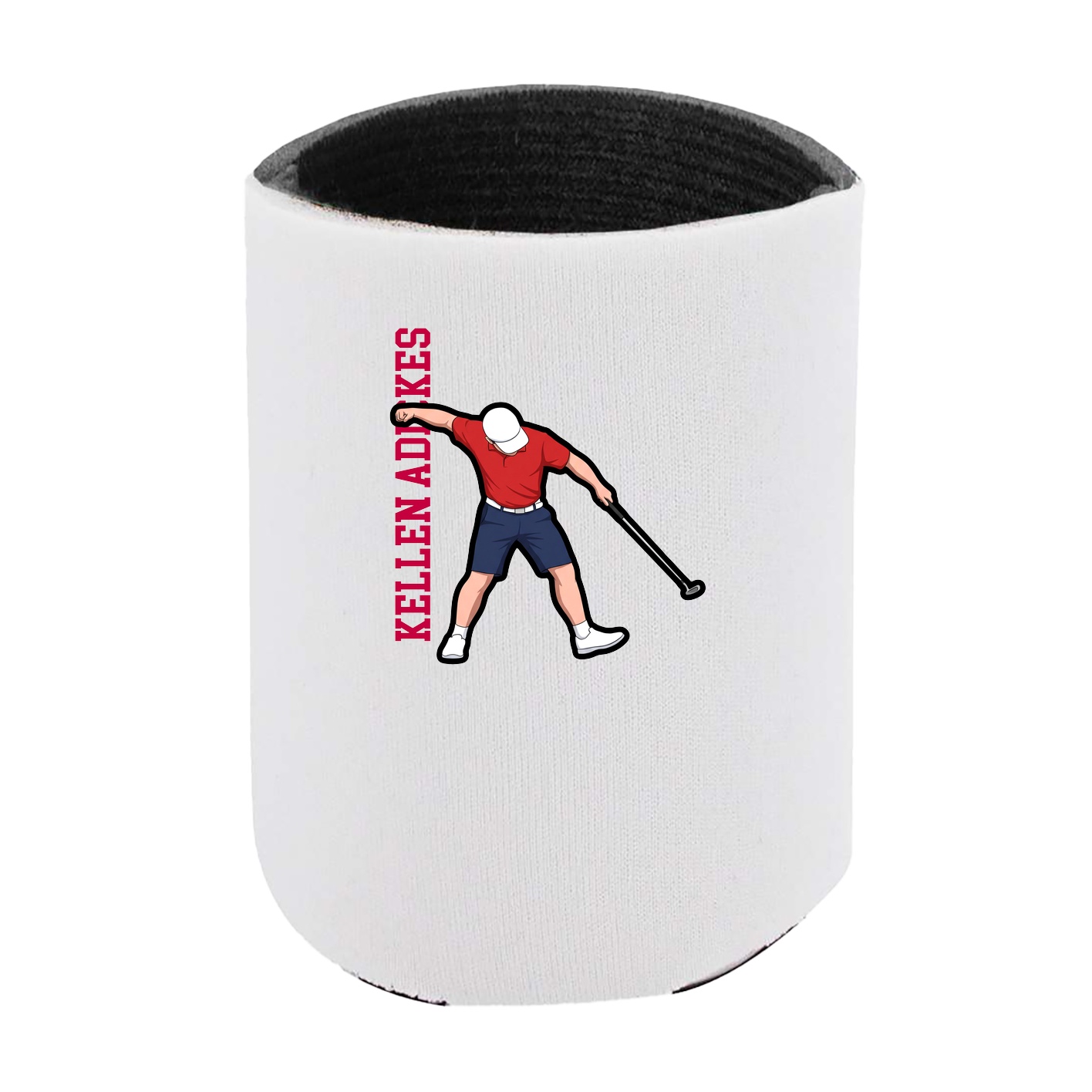 Can Holder — Name Vertical in White