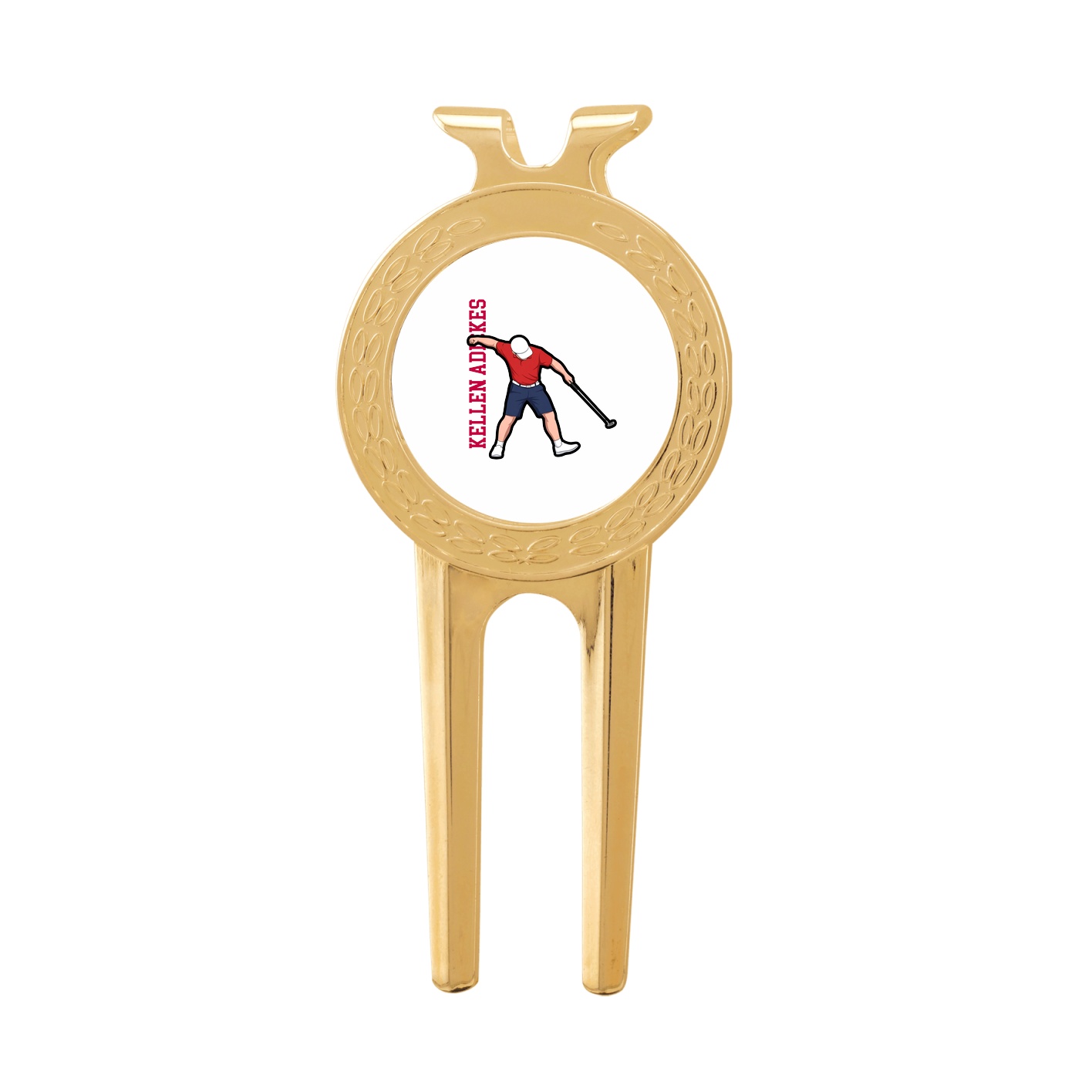Divot Tool with Ball Marker — Name Vertical in Classic