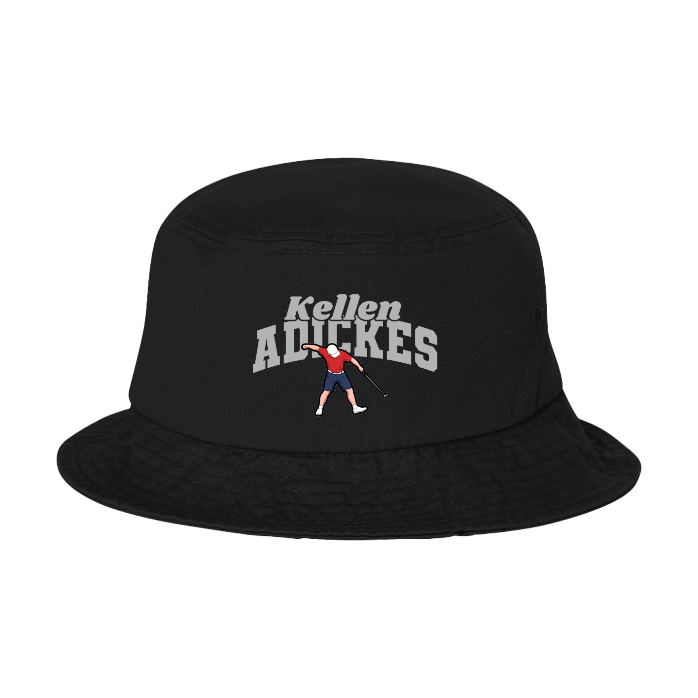 Bucket Cap — Signature Arch in Black