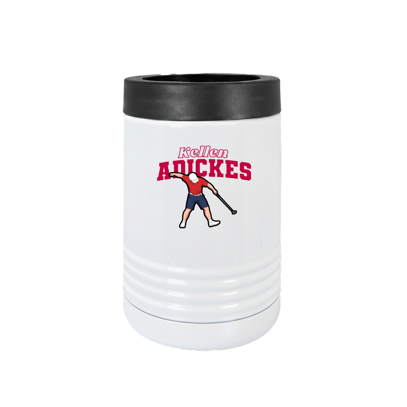 Beverage Holder — Name Arch in White