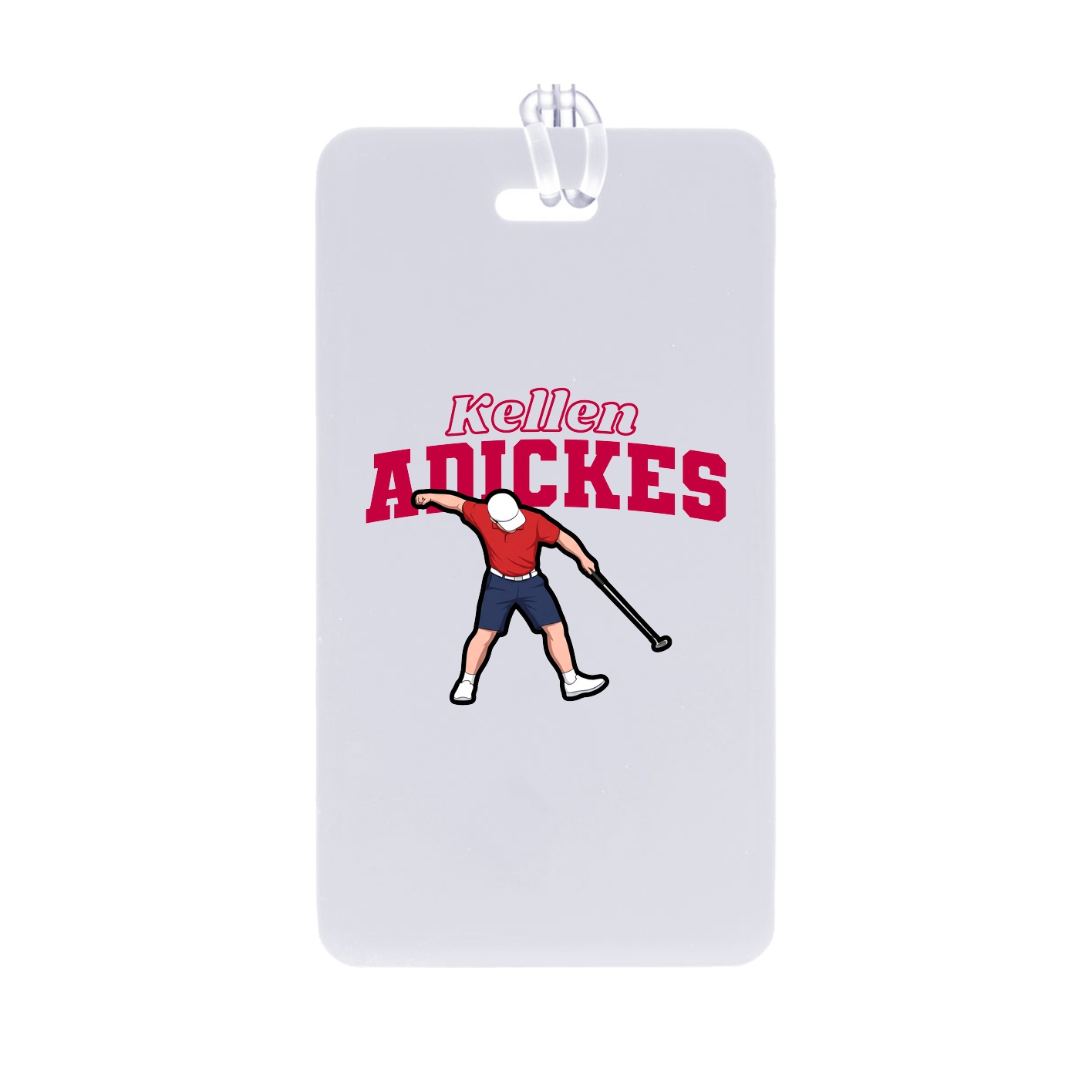 Bag Tag — Name Arch in Classic