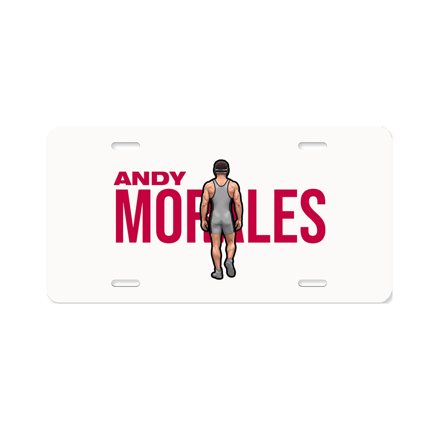 License Plate — Player Name in Classic