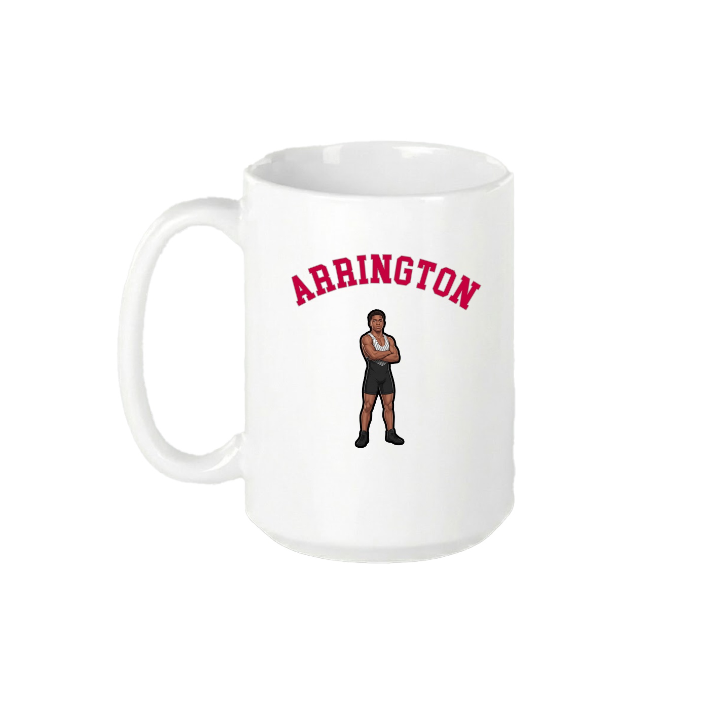 15oz Coffee Mug — Shirsey Arch in White