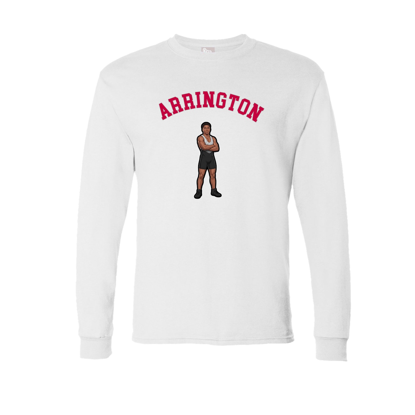 Long Sleeve Tee — Shirsey Arch in White
